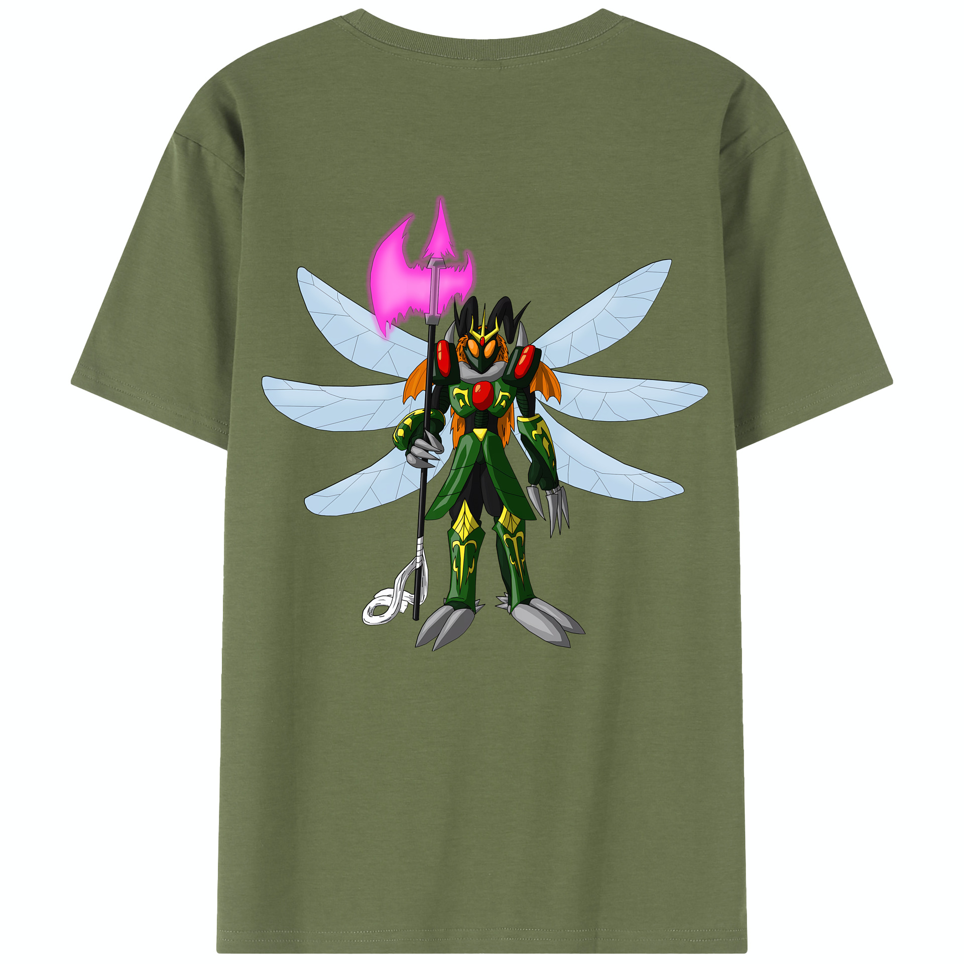 （画像用） Digimon デジタルモンスター/デジモン 綿100％半袖Tシャツ（背面プリント）
